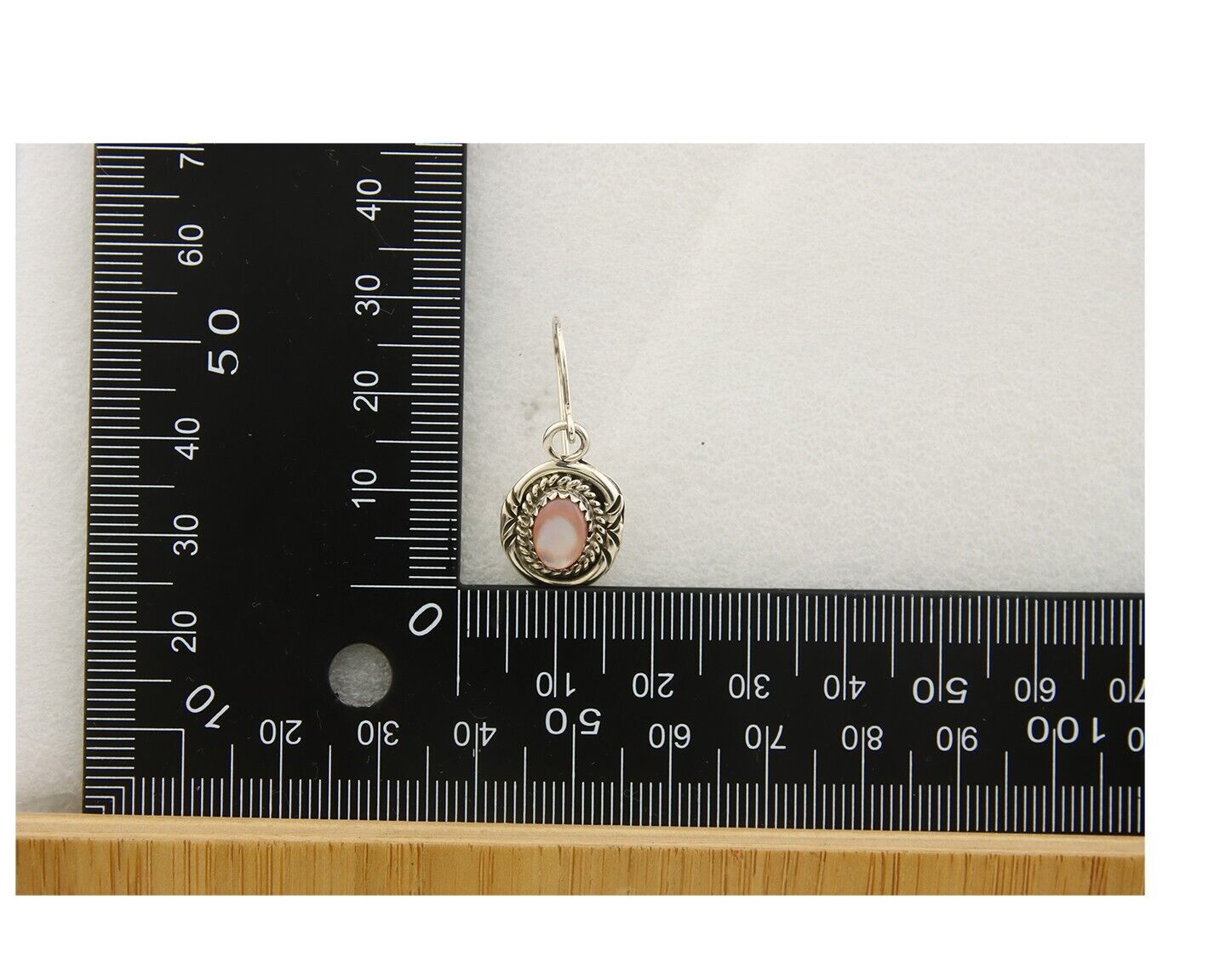 Navajo Earrings 925 Silver Handmade Natural Lapis Artist Signed B.J. Guerro C80s