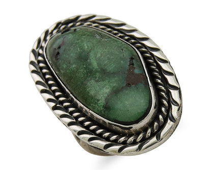 Navajo Ring 925 Silver Damele Turquoise Artist Siged E. A. C.80's