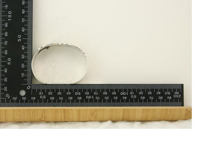 Navajo Bracelet Gold & 925 Silver Handmade 16 mm Wide Signed Thomas Singer C80s