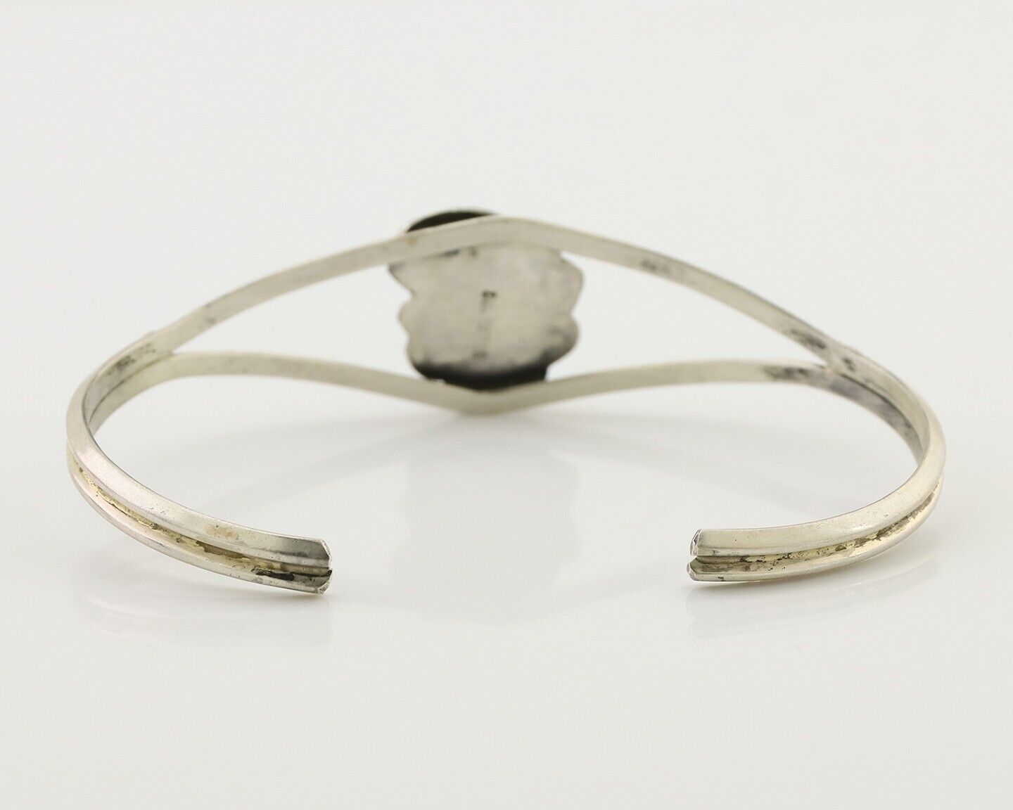 Navajo Handmade Bracelet 925 Silver Natural Blue Turquoise Native American C80's