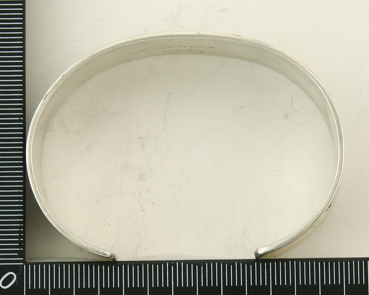 Navajo Bracelet 925 Silver Artist Signed Thomas Singer Cuff C.80's