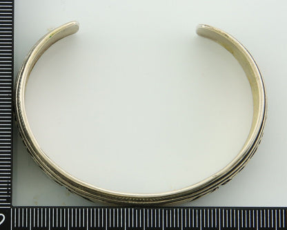 Navajo Bracelet 925 Silver Handmade Cuff Artist Signed Tommy Singer C.80's