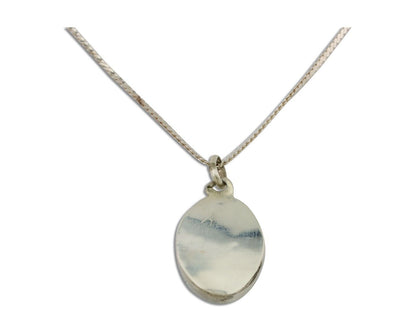 Navajo Turquoise Necklace 925 Silver Native American Artist C.80's