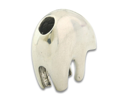 Navajo Sterling Silver Spirit Bear Pendant Handmade Authentic Vintage Signed C80