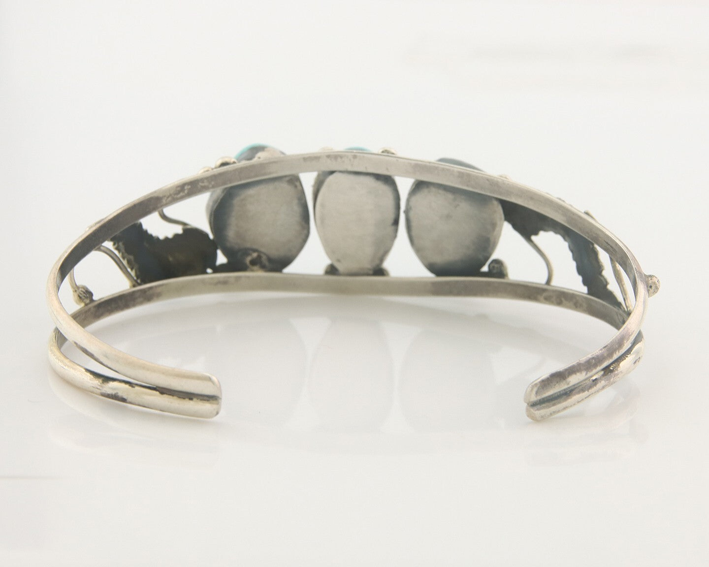 Vintage Navajo Bracelet 925 Silver Turquoise Traditional Handmade Authentic