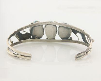 Vintage Navajo Bracelet 925 Silver Turquoise Traditional Handmade Authentic