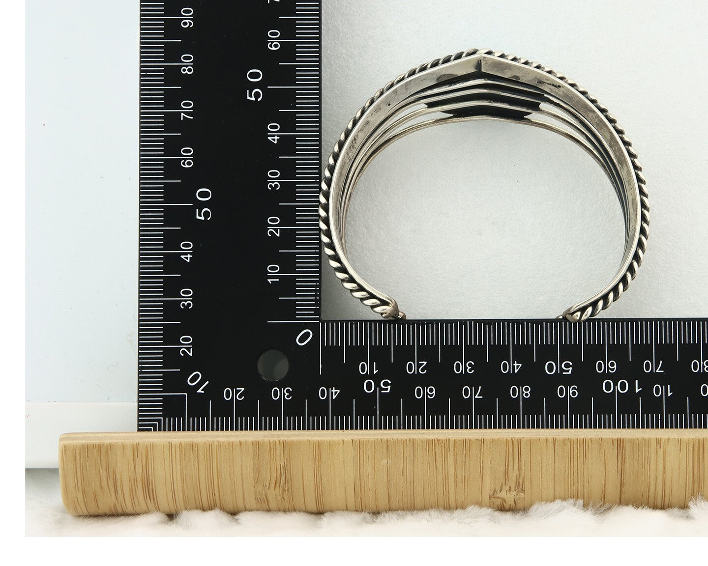 Vintage Navajo Bracelet 925 Silver Blue Nevada Turquoise Handmade