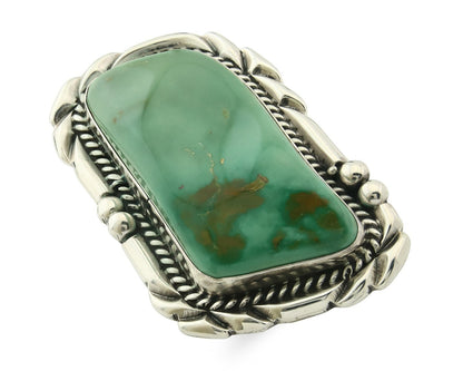 Navajo Ring 925 Sterling Silver Royston Turquoise Signed David Zachary Size 11