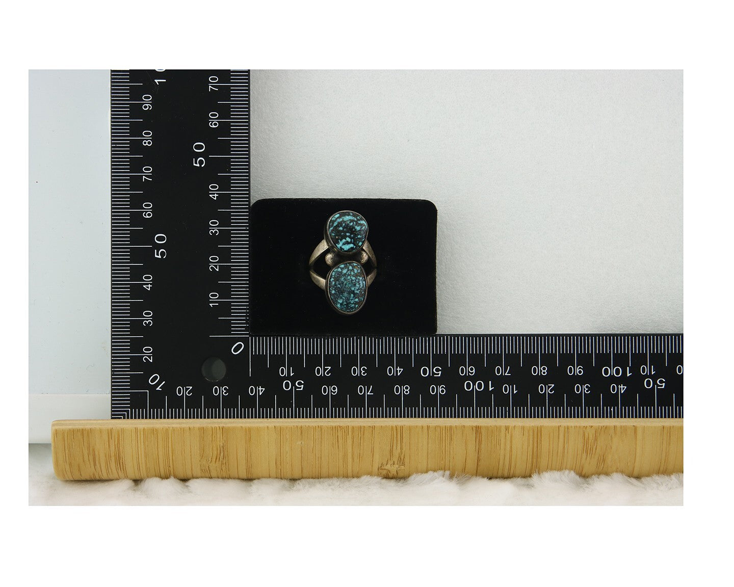 Vintage Navajo Ring 925 Sterling Silver Turquoise Handmade Size 5.75