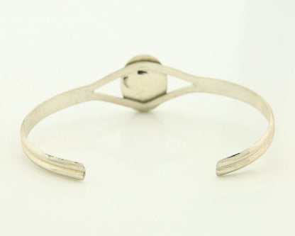 Navajo Cuff Bracelet Sterling Silver Authentic Natural Turquoise Native American