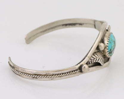 Navajo Handmade Bracelet 925 Silver Arizona Turquoise Native American C.80's