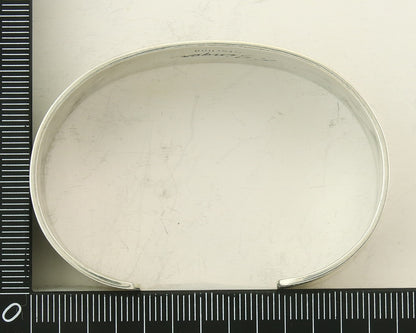 Navajo Bracelet 925 Silver Artist Signed Thomas Singer Cuff C.80's