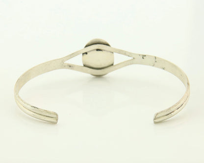 Navajo Cuff Bracelet Sterling Silver Authentic Natural Turquoise Native American