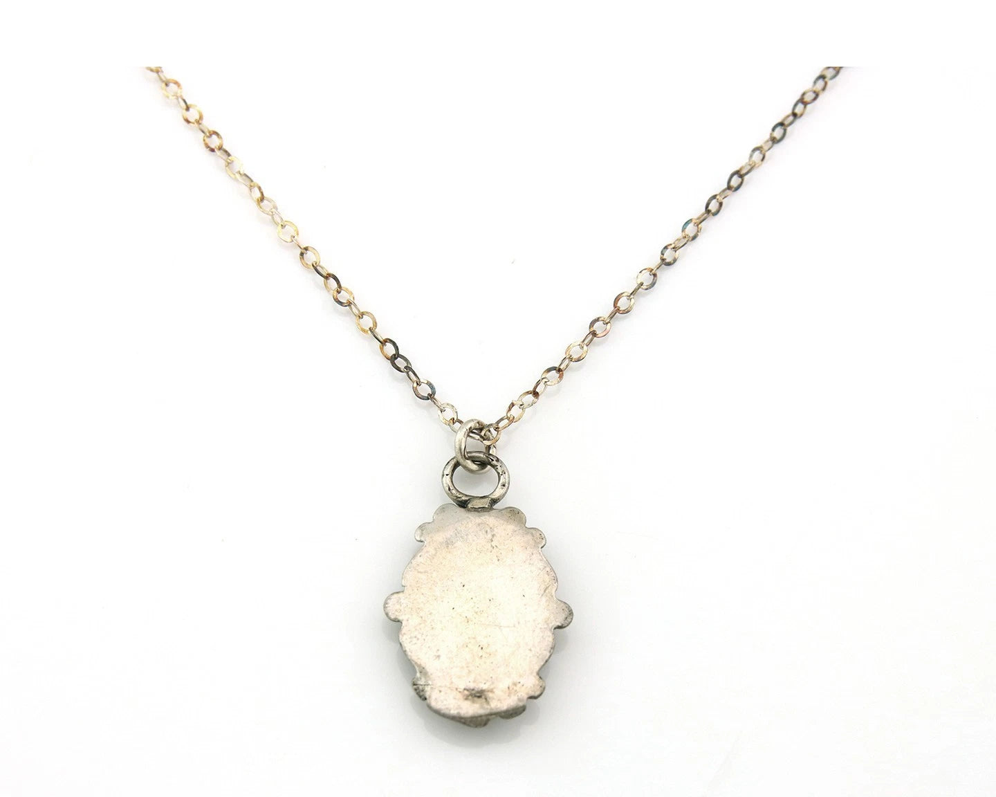 Navajo Necklace Sterling Silver Natural Blue Turquoise Handmade Vintage
