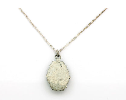 Navajo Necklace Sterling Silver Natural Blue Turquoise Handmade Vintage