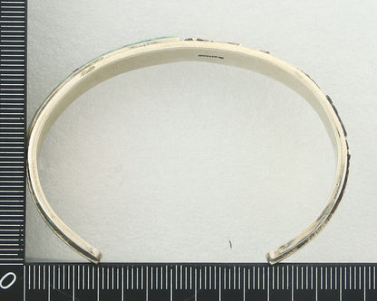 Vintage Navajo Bracelet 925 Silver Handmade Authentic Gemstone Kokopelli