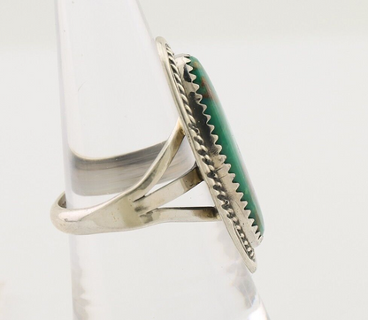 Navajo Ring 925 Silver Natural Blue Turquoise Native American Artist C.80's