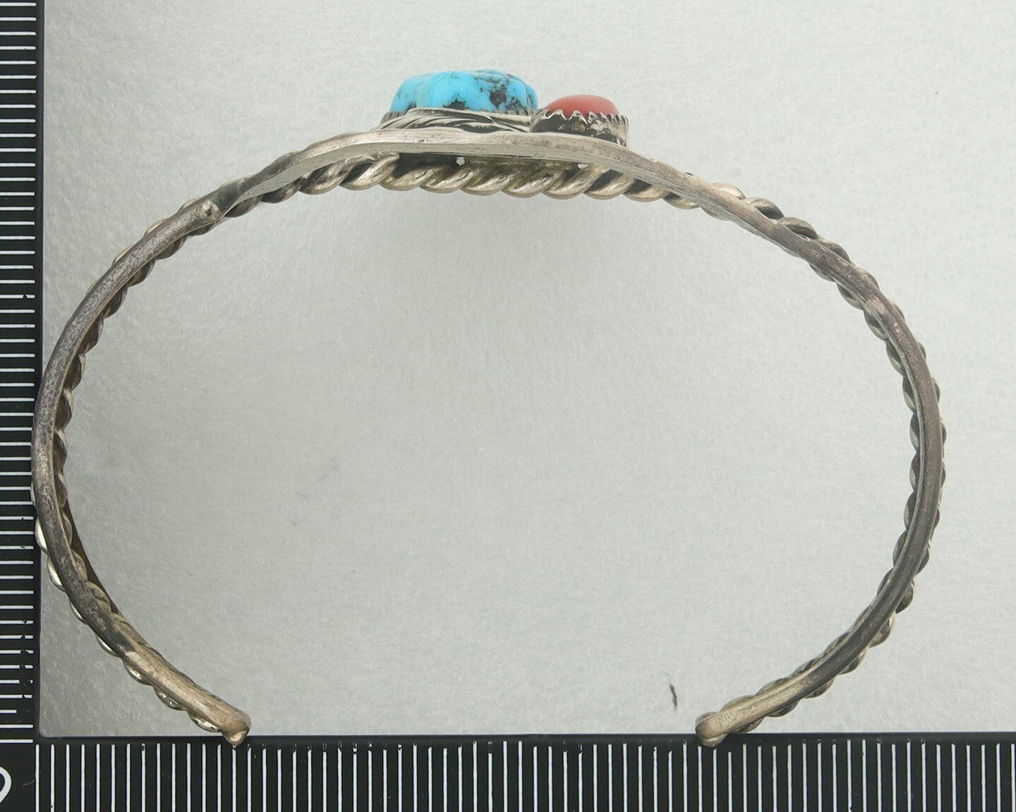 Vintage Navajo Bracelet 925 Silver Handmade Authentic Gemstone Traditional