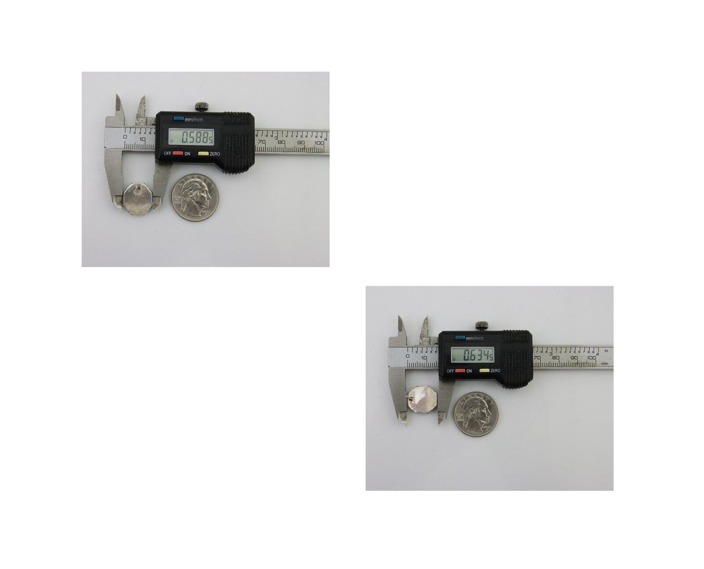 Navajo Shield Earrings 925 Silver Natural Turquoise Signed Nathaniel Curley C80s