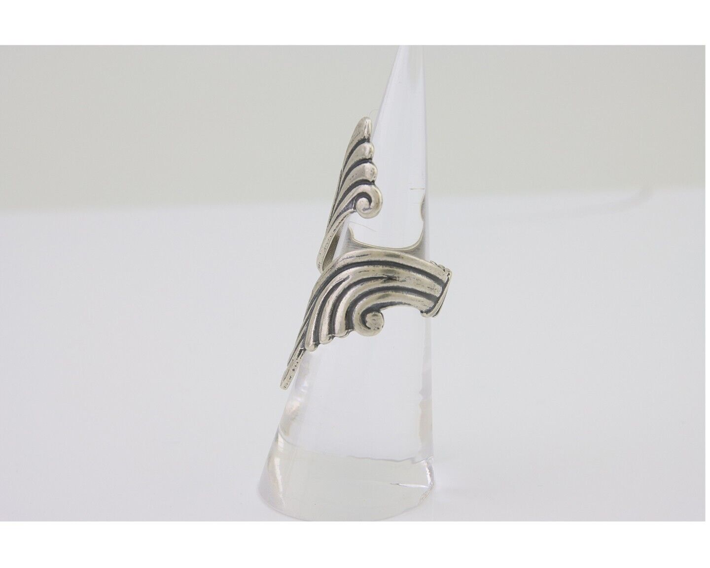 Navajo Adjustable Full Finger Ring 925 Silver Native American Size 5-9 C.80's