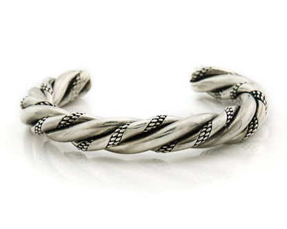 Navajo Cuff Bracelet 925 Sterling Silver Vintage Handmade Signed D Zachary