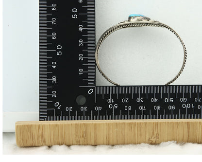 Vintage Navajo Bracelet 925 Silver Blue Turquoise Handmade