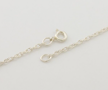 Navajo Pendant 925 Silver Natural Blue Turquoise Artist Native American C.80's