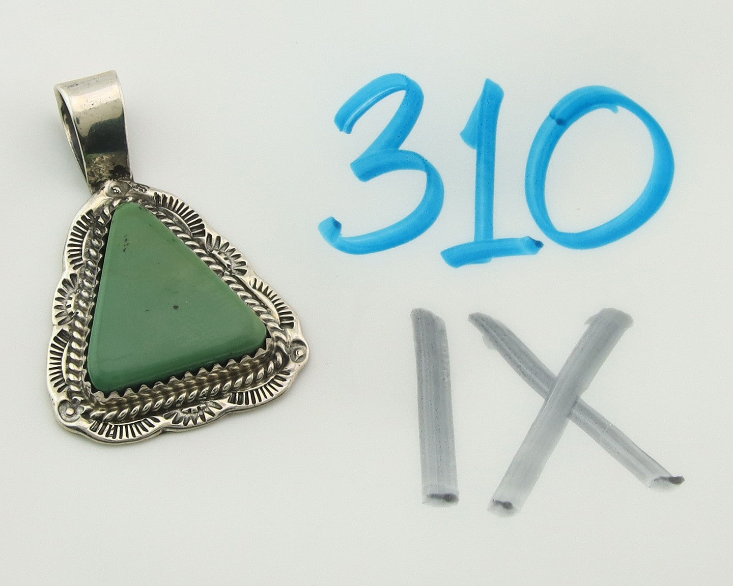 Navajo Pendant Sterling Silver Turquoise Vintage Authentic Native American