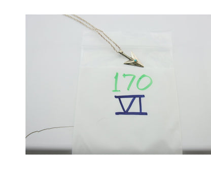 Navajo Sterling Silver Necklace Authentic Turquoise Vintage Handmade