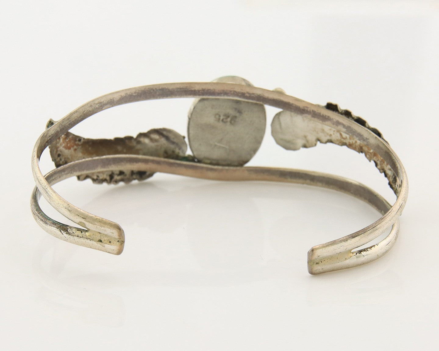 Navajo Bracelet Sterling Silver Turquoise Native American Artist Handmade