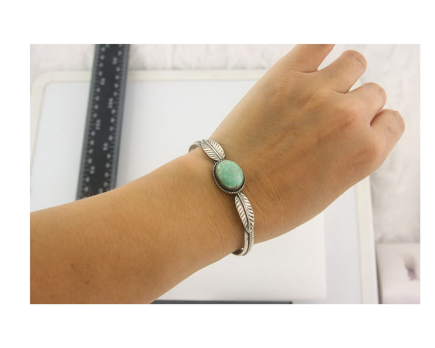 Vintage Navajo Bracelet 925 Silver Turquoise Traditional Handmade Authentic