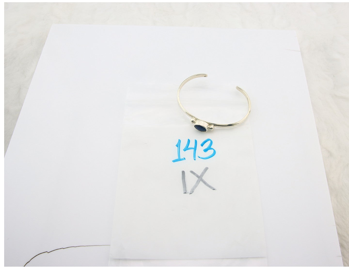 Navajo Cuff Bracelet Sterling Silver Natural Mined MOP Native Artist