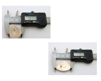 Navajo Shield Earrings 925 Silver Natural Turquoise Artist Signed M.S. C.80's