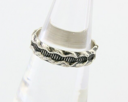 Navajo Handmade Ring 925 Silver Native American Size 5.5 C.80's