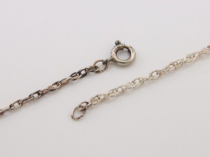 Navajo Necklace 925 Silver Natural Turquoise Native American Artist C.80's