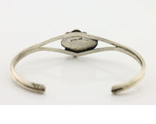 Navajo Handmade Bracelet 925 Silver Natural Blue Turquoise Native American C80s