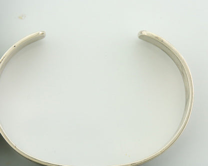 Navajo Bracelet 925 Silver Handmade Cuff Artist Signed Tommy Singer C.80's