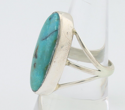 Mens Navajo Ring 925 Silver Natural Turquoise Native American Artist C.80's