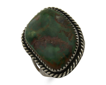 Navajo Handmade Ring 925 Silver Manassas Turquoise Native Artist C.80's