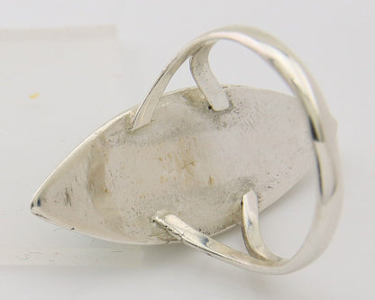 Navajo Ring 925 Silver Turquoise Shell Onyx Spiney Oyster Native Artist C.80's
