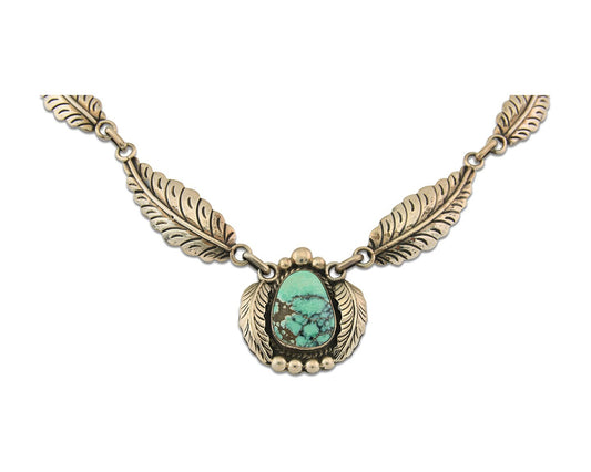 Navajo Necklace Sterling Silver Authentic Gemstone Vintage Signed C Montoya