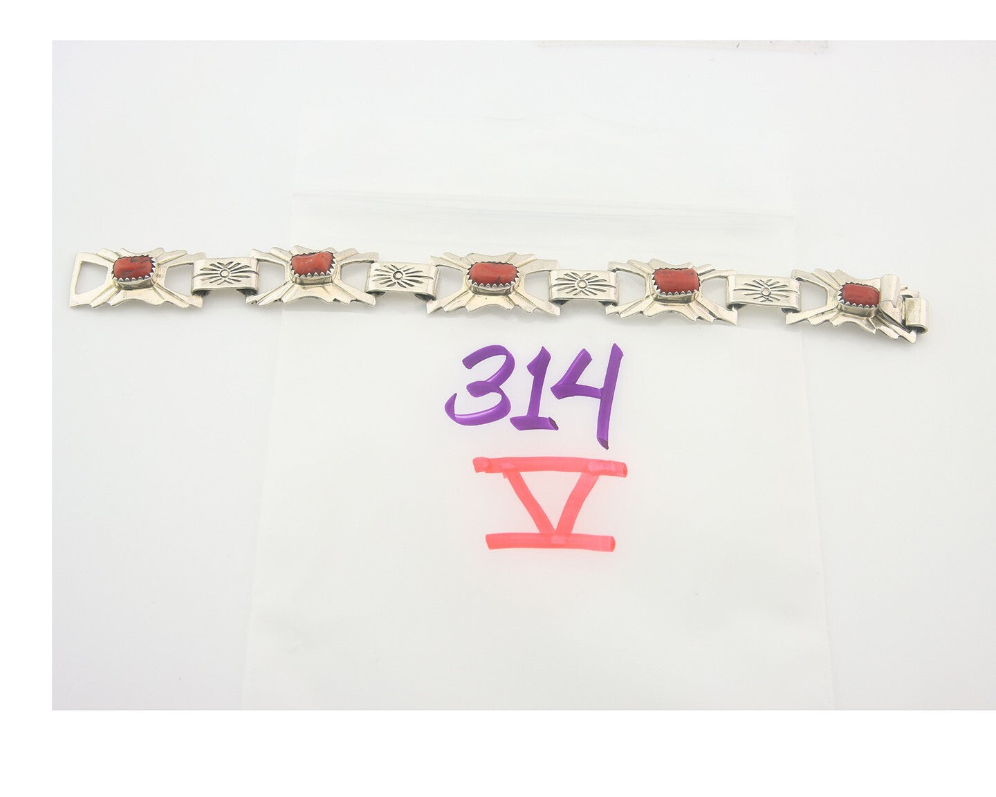 Vintage Navajo Bracelet 925 Silver Handmade Authentic Traditional Signed DM