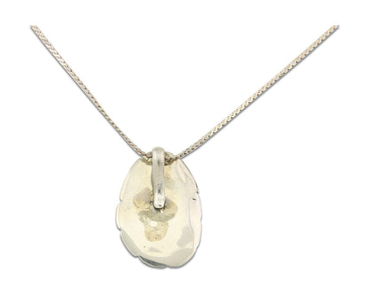 Navajo Sterling Silver Necklace Authentic Turquoise Vintage Handmade