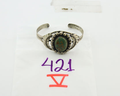 Vintage Navajo Bracelet 925 Silver Turquoise Traditional Handmade Authentic