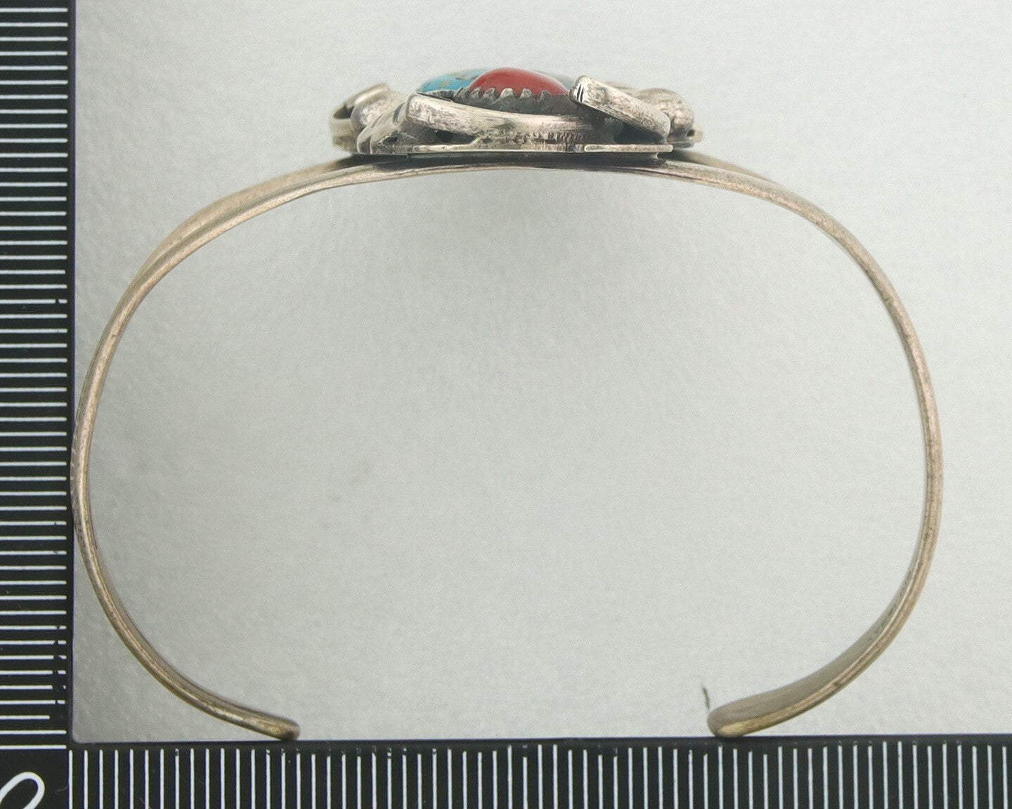Vintage Navajo Bracelet 925 Silver Handmade Authentic Gemstone Traditional
