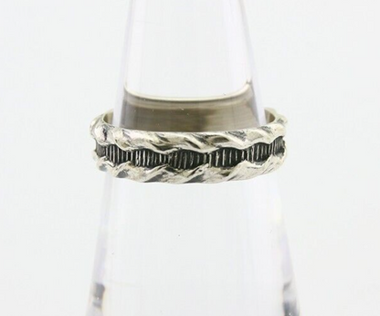 Navajo Handmade Ring 925 Silver Native American Size 5.5 C.80's