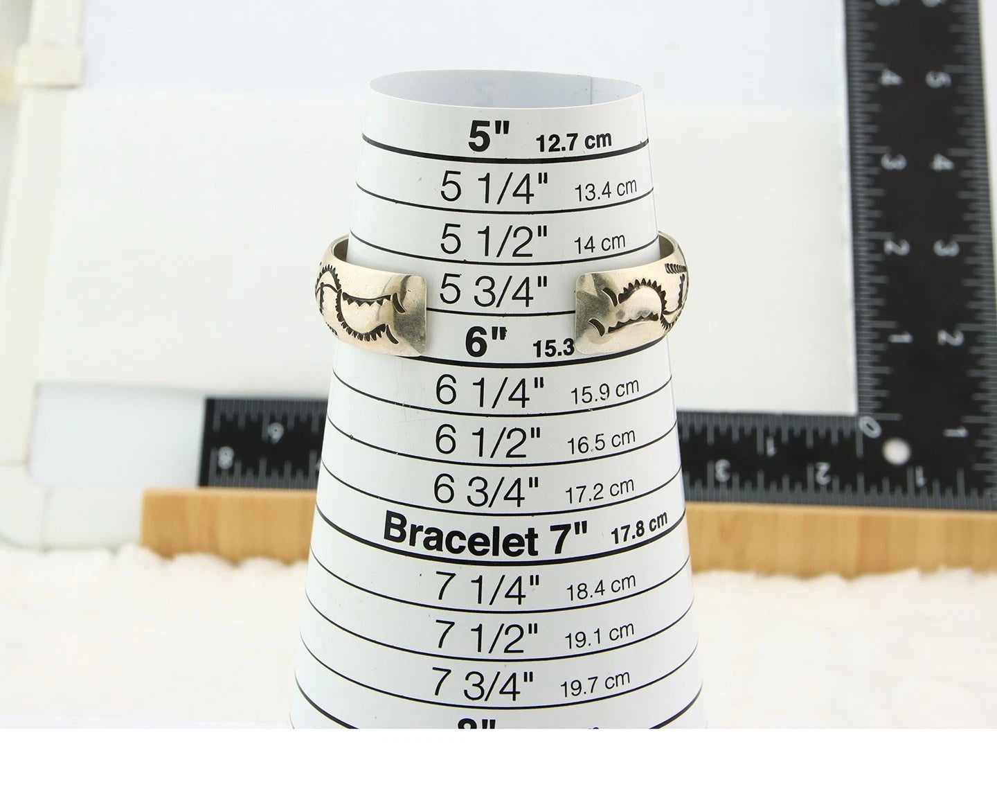 Navajo Cuff Bracelet Sterling Silver Authentic Turquoise Signed Stanley Bain