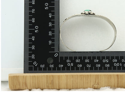 Vintage Navajo Bracelet 925 Silver Blue Turquoise Handmade Signed GR