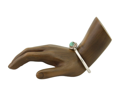 Navajo Bracelet 925 Silver Blue Turquoise Native American Artist C.80's