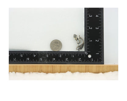 Navajo Kokopelli Pendant Sterling Silver Authentic Traditional Native American